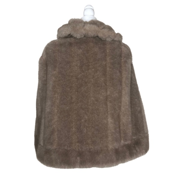 Vintage Faux Fur Capelet Stole 60’s Susan Lynn Faux Fur Sz S - Picture 4 of 13